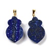 Natural Lapis Lazuli Pendants G-A203-02D-1
