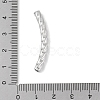 304 Stainless Steel Curved Tube Beads STAS-M071-03F-P-4