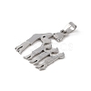 Non-Tarnish Mother's Day 304 Stainless Steel Pendants STAS-U002-03P-2