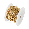 PVD Vacuum Plating 304 Stainless Steel Cable Chains CHS-CJ0001-15G-3