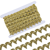 13.6~15 Yards Filigree Polyester Lace Ribbon DIY-GF0007-67A-1