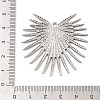 304 Stainless Steel Pendants STAS-Z199-12P-07-3