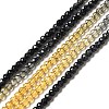 Transparent Gradient Color Glass Beads Strands X-GLAA-H021-01B-07-2