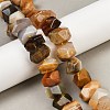 Natural Yellow Botswana Agate Beads Strands G-F796-D01-01-1