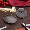 Alloy Oval Belt Buckles BUTT-WH0024-006-4