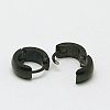 Personalized Unisex 304 Stainless Steel Huggie Hoop Earrings EJEW-G120-38D-2