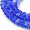 Imitation Jade Glass Beads Strands EGLA-A034-T2mm-MB31-4