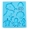 Ocean Theme Mixed Marine Organism DIY Pendant Silhouette Silicone Molds DIY-Q034-04-2