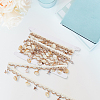 5yards Cotton Thread & Shell Beaded Trim Ribbon OCOR-CY0003-94B-7