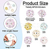 Handmade Rhinestone Clay Pave Beads CLAY-TAC0015-02A-4