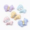 Opaque Resin Puppy Cabochons CRES-S304-63-1