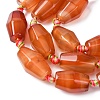 Natural Red Agate Beads Strands G-P605-K01-01A-4