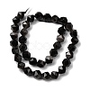Natural Silver Obsidian Beads Strands G-Z119-A11-03-4