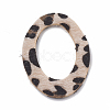 Imitation Leather Big Pendants X-FIND-N001-11B-3