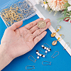 200Pcs 2 Colors 304 Stainless Steel Hoop Earrings STAS-PH0006-64-3