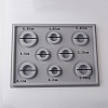 8 Sizes Plastic Rectangle Bracelet Design Board TOOL-D052-01-2