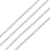 Tarnish Resistant 304 Stainless Steel Cable Chains CHS-A003J-0.4mm-1