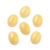 Natural Yellow Jade Cabochons G-G145-01B-53-1