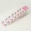 Stainless Steel Magnetic Ear Studs with Rhinestone EJEW-I054C-03-2