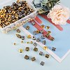 200g 4 Style CCB Plastic Beads CCB-SZ0001-06-5