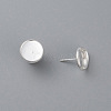 304 Stainless Steel Stud Earring Settings STAS-K131-A-01S-2
