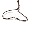 Natural Quartz Crystal Tortoise Pendant Necklace NJEW-K258-02H-3
