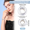 Flat Round 925 Sterling Silver Spacer Beads STER-BBC0005-56C-S-2