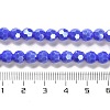 Electroplate Opaque Glass Beads Strands EGLA-A035-P6mm-A07-4