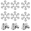 50Pairs Brass Ear Nuts KK-CN0003-29-1