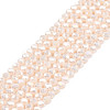 Electroplate Opaque Solid Color Glass Beads Strands X-EGLA-Q112-B17-1