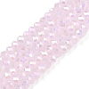 Electroplate Glass Beads Strands EGLA-A044-J3mm-B02-1