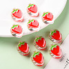 Transparent Enamel Acrylic Beads X-TACR-S155-003F-6