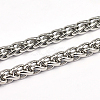 Tarnish Resistant 304 Stainless Steel Wheat Chains CHS-L001-30-8mm-1