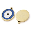 Ion Plating(IP) 304 Stainless Steel Enamel Pendants STAS-U032-02G-2