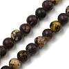 Natural Cherry Blossom Jasper Beads Strands G-C079-A02-01-1