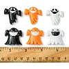 6Pcs 6 Styles Halloween Opaque Resin Decoden Cabochons CRES-FS0001-67-5