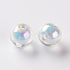 Transparent Acrylic Beads TACR-S152-15B-SS2113-2