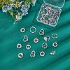 32Pcs 8 Style Valentine's Day UV Plated Alloy Pendants FIND-CA0006-73-4