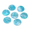 AB Color Plated Capiz Shell Pendants X-SSHEL-T008-01B-3
