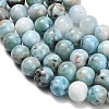 Natural Larimar Beads Strands GG-D001-A01-3