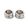 Non-Tarnish 304 Stainless Steel European Beads STAS-H214-05P-1