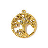 304 Stainless Steel Rhinestone Pendants STAS-OY009-92G-1
