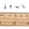 Tarnish Resistant 304 Stainless Steel Screw Eye Pin Peg Bails STAS-E076-05-4