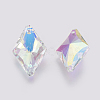 K9 Glass Rhinestone Pendants GLAA-K034-I01-2