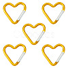 5Pcs Zinc Alloy Spring Gate Rings FIND-TA0009-73F-2