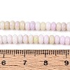 Ombre Effect Dyed Glass Beads Strands GLAA-T030-07A-01-4