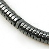 Non-magnetic Synthetic Hematite Beads Strands G-E165-3x1mm-1-1