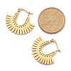 304 Stainless Steel Flower Stud Earrings for Women LS-EJEW-Q009-03A-G-4