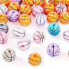 30Pcs Sport Theme Resin Rhinestone Beads RESI-TA0004-12-2