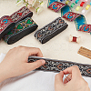 14M 4 Styles Ethnic Style Embroidery Polyester Ribbons OCOR-FG0001-46-3